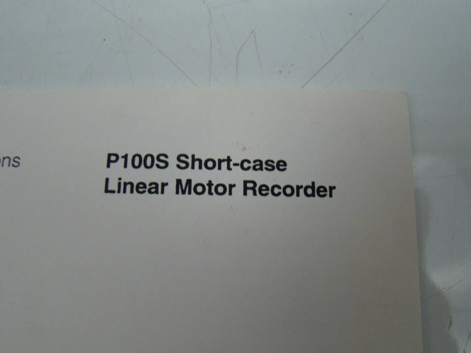 Linear Motor Recorder P100S Short-case U28407 - Image 3 of 4