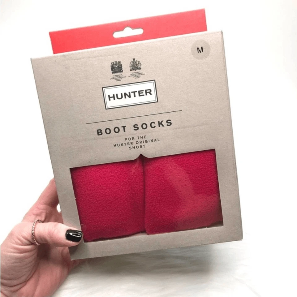 Calcetines cortos de lana roja Hunter Foto 3 de 4