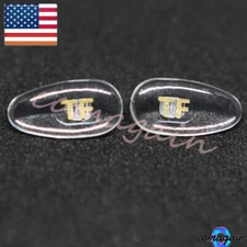 Gold Snap-In Nose Pads Replacement For Tom Ford Eyewear Eyeglasses Sunglasses