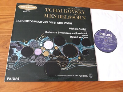 TCHAIKOVSKY / Michele AUCLAIR violin LP PHILIPS 836.901.DSY STEREO  NMINT