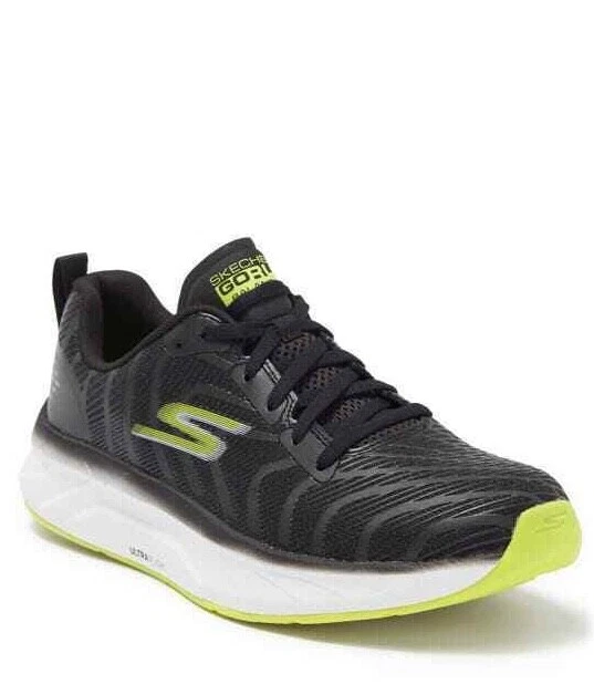 Mens Skechers Go Balance 2 Running Shoes Sneakers Black White Yellow 246013 | eBay