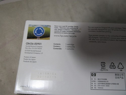 Genuine HP 36A CB436A Black Toner Cartridge Brand New Sealed Box - Zdjęcie 6 z 7