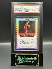 Amen Thompson Calligraphy #CAL-AMT 2023 Phoenix Rookie RC AUTO PSA 9 POP 10
