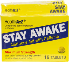 &reg; Stay Awake | 200 Mg Caffeine | Alertness Aid with Caffeine | 3 Packs of 16 Tab