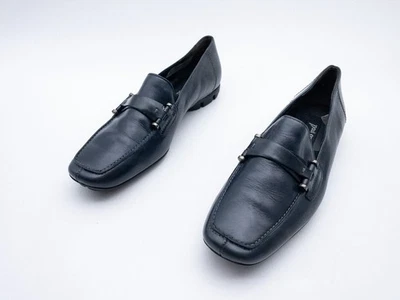 Paul Green Mocassin Slipper Ballerine Plate En Cuir Noir Gr. 37 EU Art. 39481-30 - Photo 1/4
