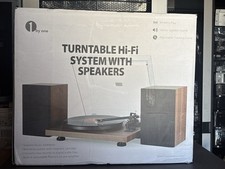 1 By One Renewed Vibrations Turntable Hi-Fi System w/ Speakers Wireless Play