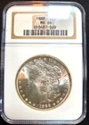1888 MORGAN SILVER DOLLAR NGC MS 64