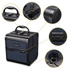 Byootique Makeup Train Case Trolley w/ Cube Case Cosmetic Organizer ForgetMeNot — photo 6