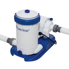 Bestway 58392E Flowclear 2500 GPH Pool Water Filter Pump