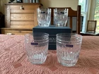 Vintage Marquis Waterford Crystal Hanover Double Old Fashioned Glasses set of 4