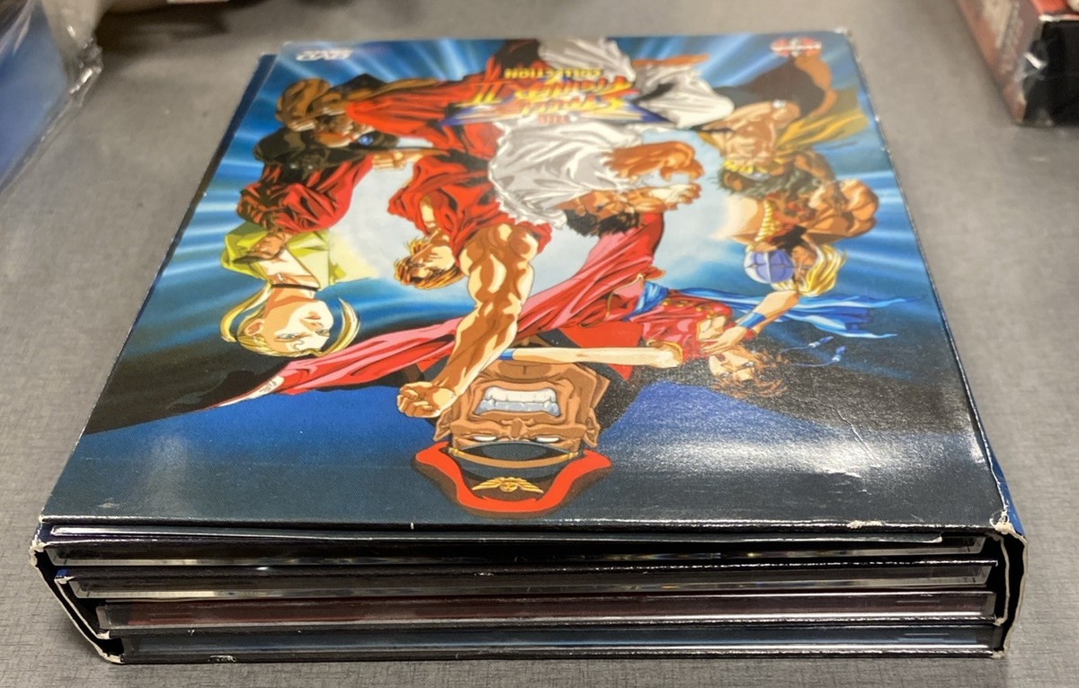 Street Fighter II V - The Collection (DVD, 2003, 4-Disc Set) for