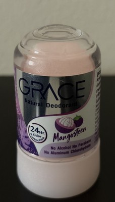 Grace Pure Natural Deodorant Roll On Stick, Thai Crystal Deo Stone Size 70g New