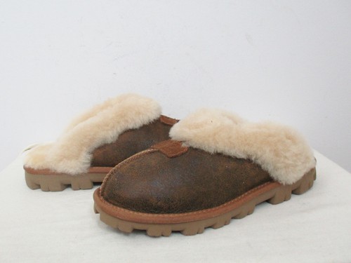 UGG Australia COQUETTE Slippers Shoe 5US BOMBER JACKET Brown RARE! NWB $130 MSRP