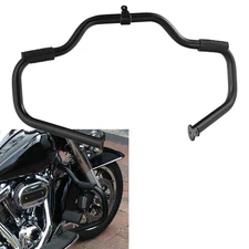 Mustache Engine Guard Crash Bar Fit For Harley Touring Road Street Glide 09+