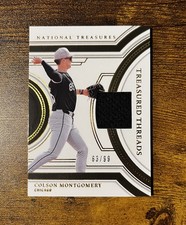 2024 National Treasures Treasured Threads Colson Montgomery #TT-CM /99