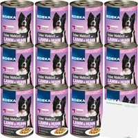 Edeka Dog Feine Mahlzeit Lamm Huhn Nudel Karotten 12X400G Dose Usy Block