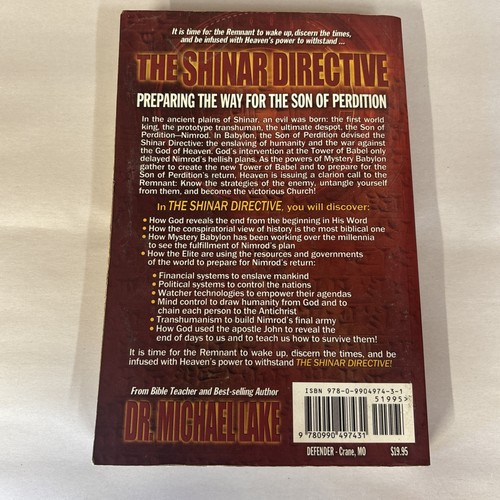 Shinar Directive: Preparing the Way for the Son of Perdition Dr Michael Lake - Imagen 3 de 3