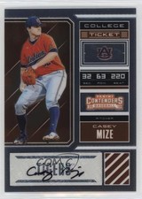 2018 Panini Elite Extra Edition College Ticket Signatures 30/40 Casey Mize Auto
