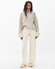 NWT Rag & Bone $498 Ilaria Turtleneck Wool Sweater In Oat Size: XS