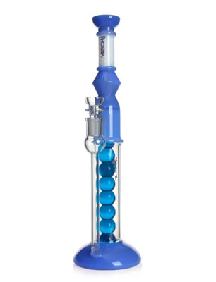 15'' Phoenix Stacked Freeze Ball Bong - Blue