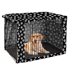 Pethiy Dog Crate Cover Durable Polyester Pet Kennel Cover Universal Fit for Wire