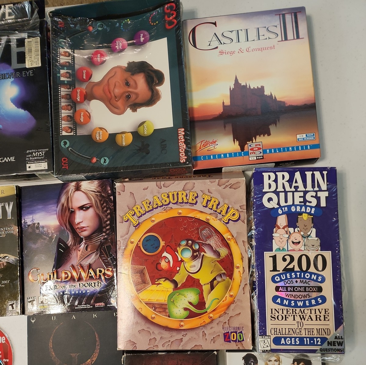 Lot of 38 VINTAGE 90s 200s PC CD Computer Games - 13 in BOX, BIG
