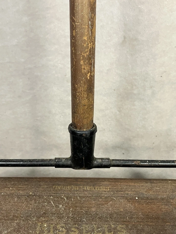 Antique Bissell Wood “Cyco” Ball Bearing Grand Rapids Carpet Sweeper - Image 4 of 4