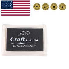 Craft Stamp Ink Pad for Paper Wood Fabric 15 Colors Available for Rubber Stam...