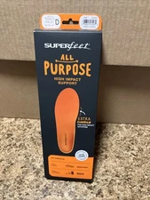 Superfeet all purpose, high impact Insoles inserts  SIZE D