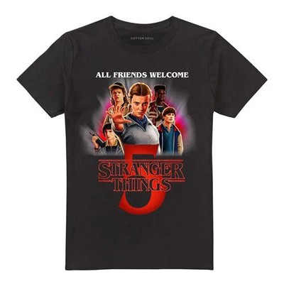 Stranger Things T-Shirt Unisex Season 5 - Poster schwarz