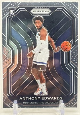 2020-21 Panini Prizm Anthony Edwards #258 RC Timberwolves