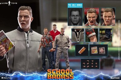 Mars Toys MAT020 School Badass Biff 12'' Collectible Male 1/6 Action Figure Model