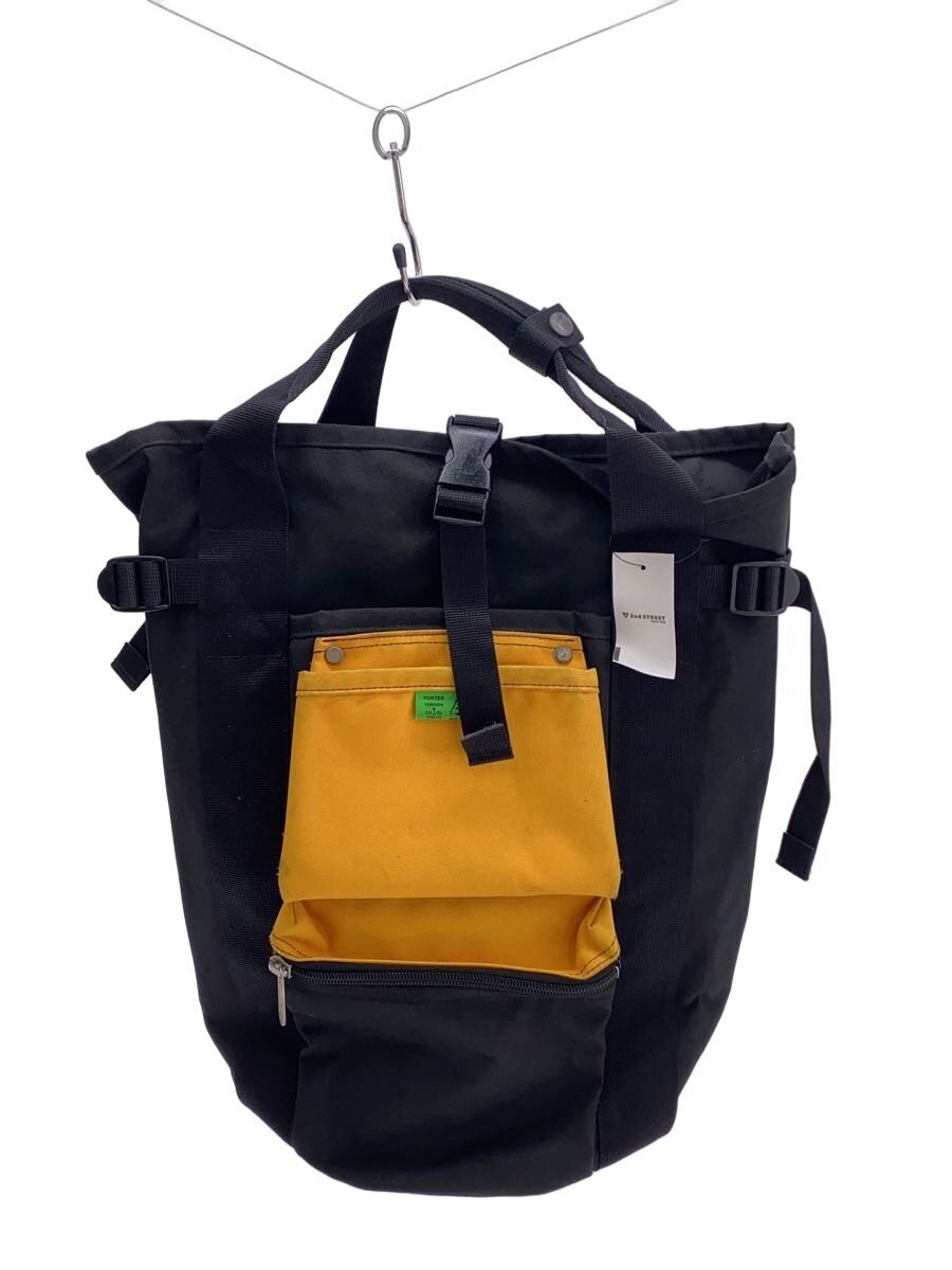 Porter Backpack Polyester Blk Solid KKz12 - image 1