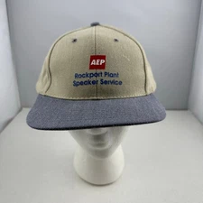 American Electric Power Hat Khaki Adjustable Cap Nissin Tan AEP