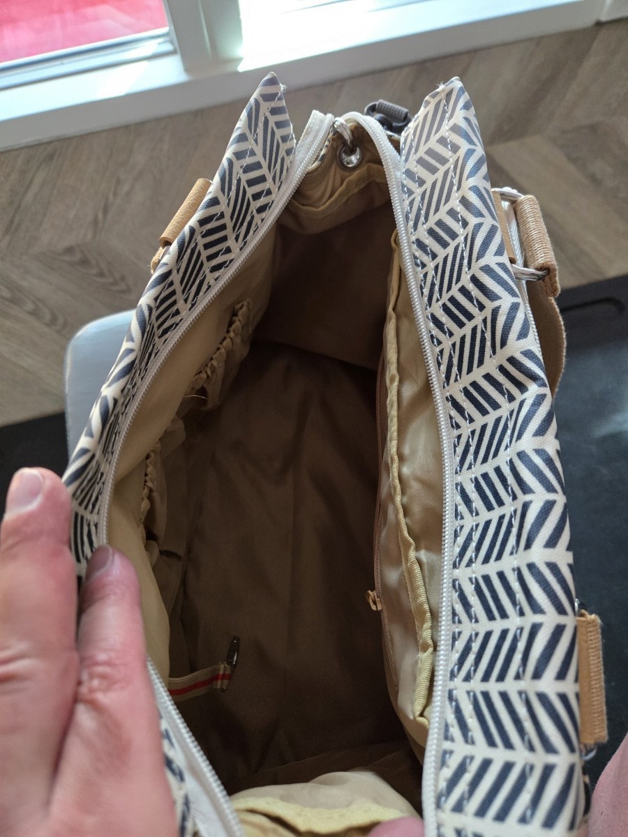 New PacaPod Richmond Herringbone Changing Bag, Navy Brand New