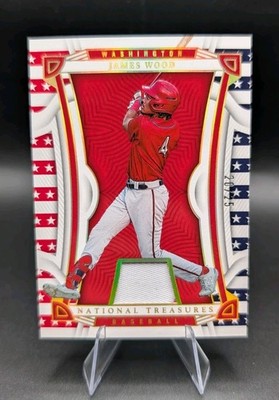 2023 Panini National Treasures James Wood /25  Patch #27