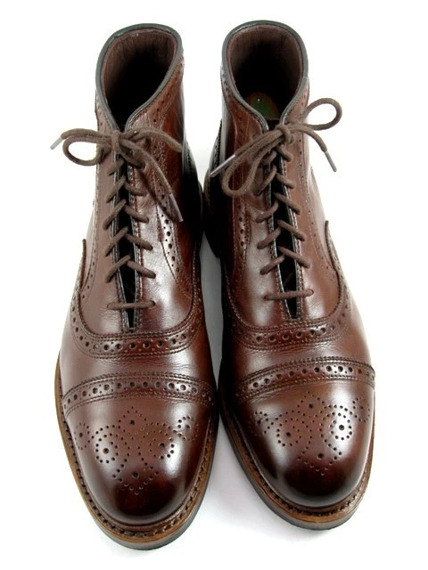 Red Allen Edmonds Leather Boots for Men for Sale | Shop New  display picture 2