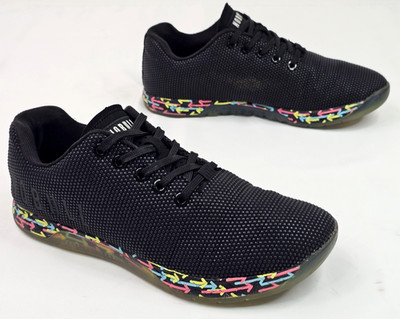 NO BULL Trainer Running Gym Shoe Men 7.5 / Women 9 Black Superfabric Motion Low