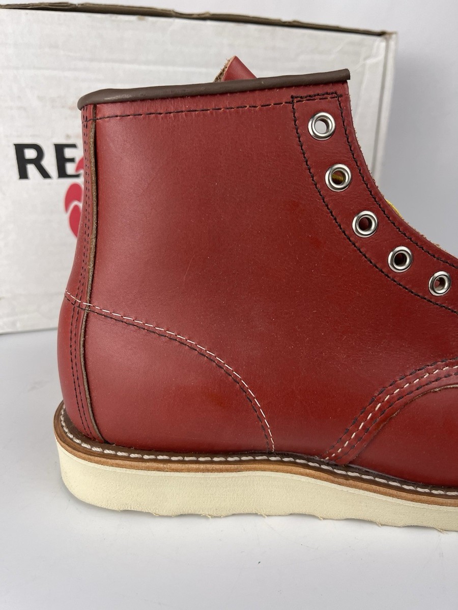 Red Wing Heritage Moc Toe Boots 8875 8.5 D Classic Red Oro Russet