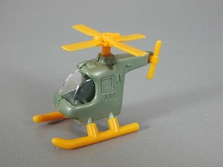 FLUGZEUGE: Helikopter EU 1984 Nr. 2 grün/gelb (andere Kufen) SELTENE SERIE!