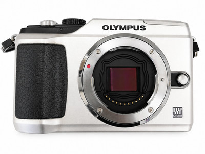 OLYMPUS PEN E-PL2 White 12.3MP Mirrorless Digital Camera Body Tested Japan
