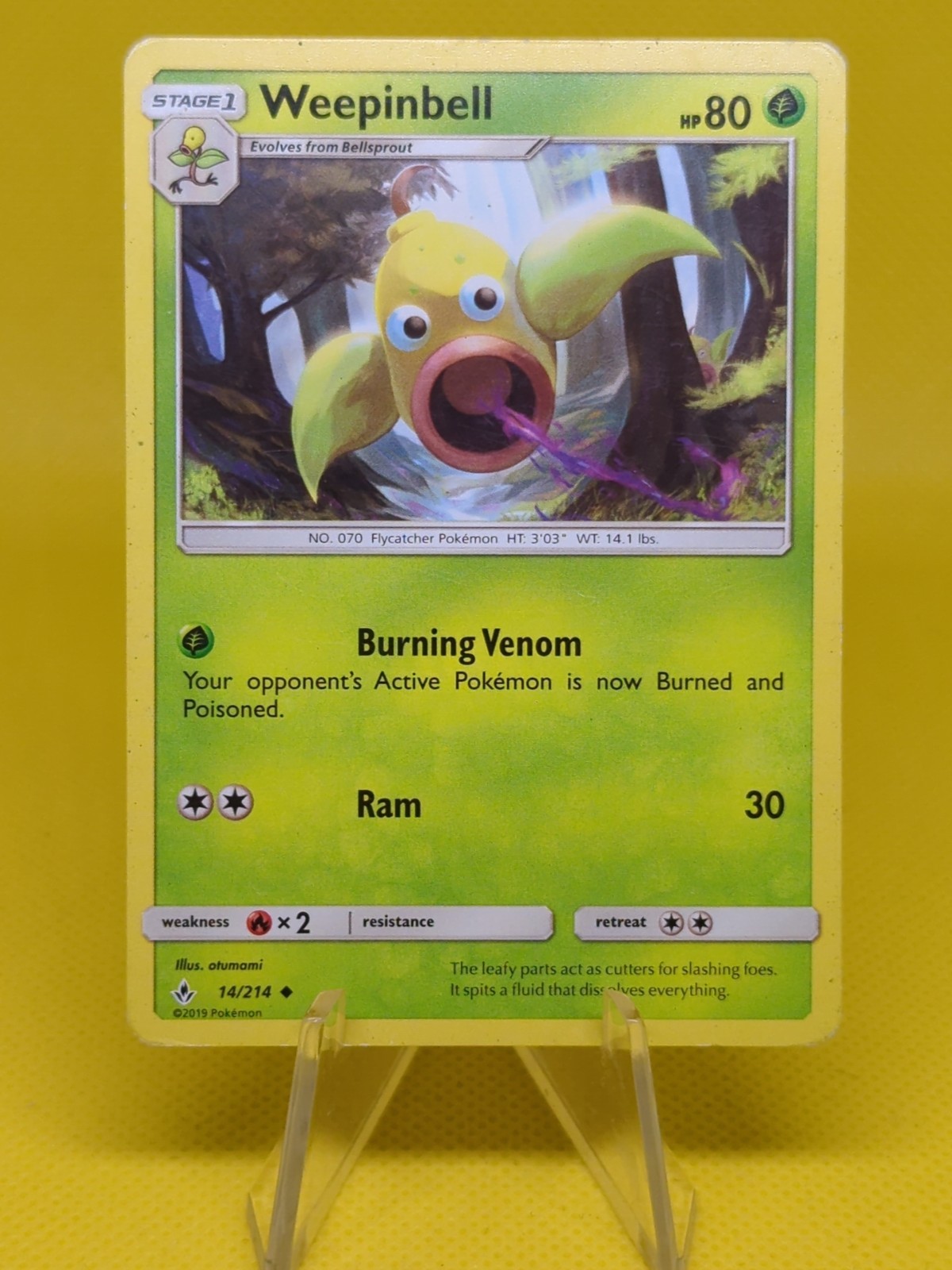 Pokemon - Weepinbell - 14/214 - Uncommon