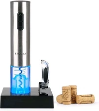 Secura Electric Wine Opener, Automatic Electric Wine Bottle Corkscrew Opener wit