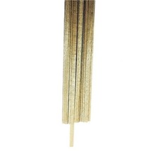 Strisce per barca fai da te in teak dorato 0,5 x 3/4/5/7 x 500 mm (20 pezzi) per scafo nave modello