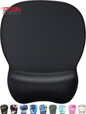 MROCO Ergonomic Mouse Pad with Gel Wrist Rest, Smooth Wrist Support Surface, Non