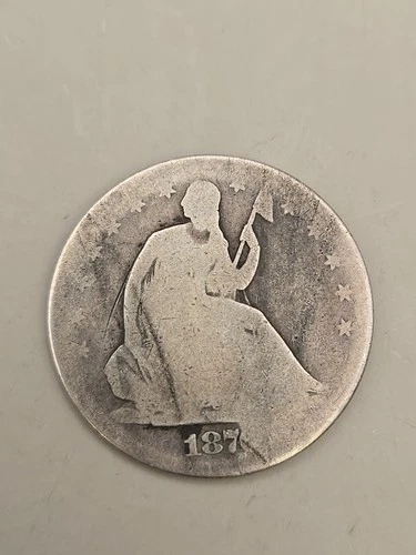 1876-S Seated Liberty Silver Half Dollar 50C - San Francisco Mint