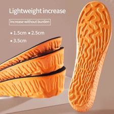 Orthopedic Height Increase Insoles for Women Men Invisiable 1.5-3.5cm Memory Foa