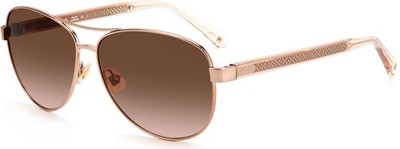 NEW Kate Spade KS Fara Sunglasses 0AU2 Red Gold 100% AUTHENTIC
