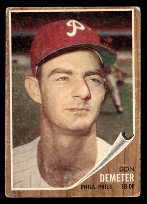 1962 Topps Don Demeter #146 GD Philadelphia Phillies