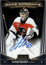 2024-25 O-Pee-Chee Platinum Rookie Autograph Aleksei Kolosov Rookie Auto
